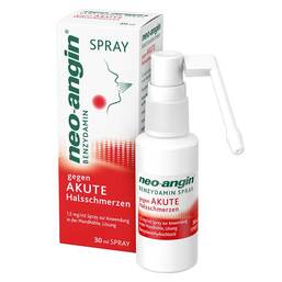 Abbildung: neo-angin® Benzydamin Spray gegen akute Halsschmerzen Spray, 30 ml PZN 12607316