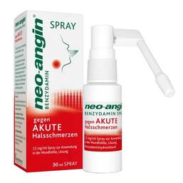 Abbildung: neo-angin Benzydamin Spray gegen akute Halsschmerzen 30 ml, Spray PZN 12607316