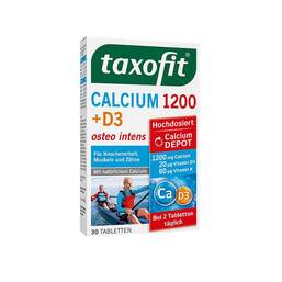 Abbildung: Taxofit Calcium 1200 + D3 Depot-Tabletten Tabletten, 30 St PZN 12642494