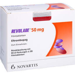 Abbildung: Revolade 50 mg Filmtabletten 3X28 St, Filmtabletten PZN 12643418