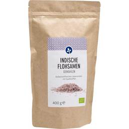 Abbildung: Indische Flohsamen gemahlen Bio Pulver, 400 g PZN 12643944