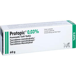 Abbildung: Protopic 0,03% Salbe 60 g, Salbe PZN 12645512