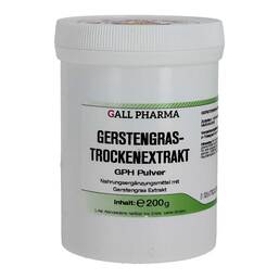 Abbildung: Gerstengrastrockenextrakt GPH Pulver Pulver, 200 g PZN 12645972