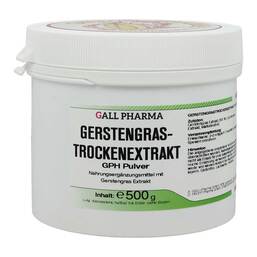 Abbildung: Gerstengrastrockenextrakt GPH Pulver Pulver, 500 g PZN 12645989