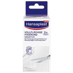 Abbildung: Hansaplast vollflächige Fixierung 10 cmx2 m 1 St, Pflaster PZN 12653291
