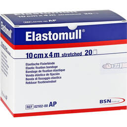 Abbildung: Elastomull 10 cmx4 m 2102 elastisch Fixierbinde  20 St, Binden PZN 12656504