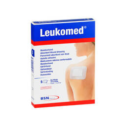 Abbildung: Leukomed sterile Pflaster 8x10 cm 5 St, Pflaster PZN 12657136