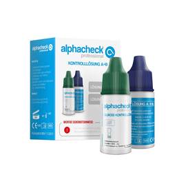 Abbildung: Alphacheck professional Kontrolllösung A + B Kombi 2X4 ml, Lösung PZN 12671828