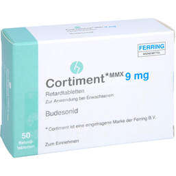 Abbildung: Cortiment Mmx 9 mg Retardtabletten 50 St, Retard-Tabletten PZN 12672644