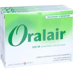 Abbildung: Oralair 300IR Forts.Gräser Sublingualtabletten 90 St, Sublingualtabletten PZN 12672733