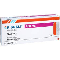 Abbildung: Kisqali 200 mg Filmtabletten 42 St, Filmtabletten PZN 12673164
