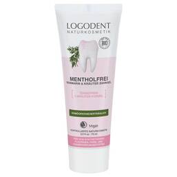 Abbildung: Logodent mentholfrei Rosmarin & Kräuter Zahngel Zahngel, 75 ml PZN 12700381