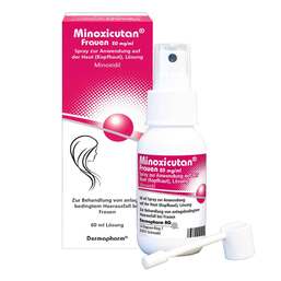 Abbildung: Minoxicutan® Frauen 20 mg/ml Spray Lösung, 60 ml PZN 12724737