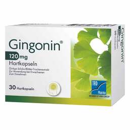 Abbildung: Gingonin® 120 mg Hartkapseln Hartkapseln, 30 St PZN 12724855