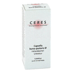 Abbildung: CERES Capsella bursa-pastoris Urtinktur 20 ml, Tropfen zum Einnehmen PZN 12724890