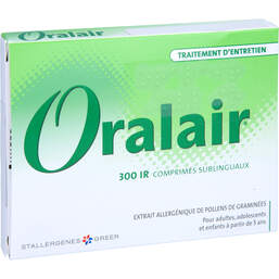 Abbildung: Oralair 300IR Forts.Gräser Sublingualtabletten 90 St, Sublingualtabletten PZN 12732062