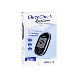 Abbildung: Gluco Check Excellent Blutzuckermessger.Set mg / dl 1 St PZN 12747678