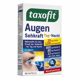 Abbildung: Taxofit Augen Sehkraft Kapseln Kapseln, 30 St PZN 12749602