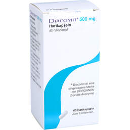 Abbildung: Diacomit 500 mg Hartkapseln 60 St, Hartkapseln PZN 12755258