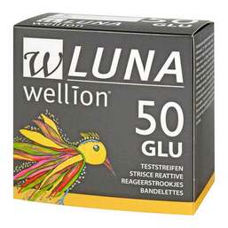 Abbildung: Wellion Luna Blutzuckerteststreifen 50 St, Teststreifen PZN 12772943