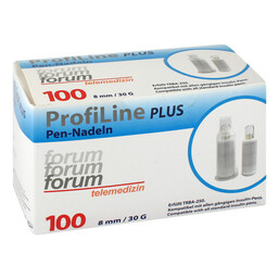 Abbildung: Profiline Plus Pennadel 8 mm 100 St, Kanüle PZN 12774149