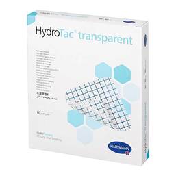 Abbildung: Hydrotac transparent Hydrogelverband 10x20 cm 10 St, Verband PZN 12801716