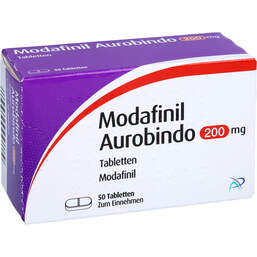 Abbildung: Modafinil Aurobindo 200 mg Tabletten 50 St, Tabletten PZN 12868815