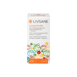 Abbildung: Livsane Lactoactive Kids Kautabletten Kautabletten, 20 St PZN 12870002