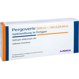 Abbildung: Pergoveris 300 I.E. + 150 I.E. / 0,48ml Injektionslösung F.Pen 1 St, Injektionslösung PZN 12900921