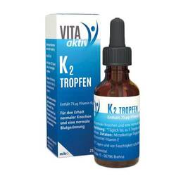 Abbildung: Vita Aktiv K2 Tropfen Tropfen, 25 ml PZN 12902162
