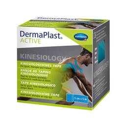 Abbildung: Dermaplast Active Kinesiology Tape 5 cmx5 m blau 1 St PZN 12903032
