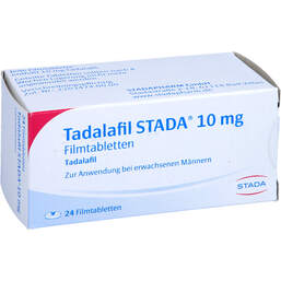 Abbildung: Tadalafil STADA 10 mg Filmtabletten 24 St, Filmtabletten PZN 12903718