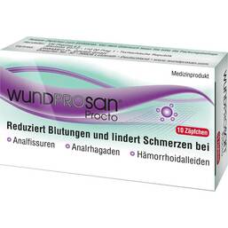 Abbildung: wundprosan® Procto Zäpfchen Suppositorien, 10 St PZN 12906527
