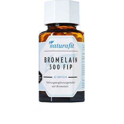 Abbildung: Naturafit Bromelain 500 Fip Kapseln 60 St, Kapseln PZN 13058455