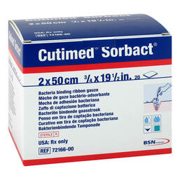 Abbildung: Cutimed Sorbact Tamponaden 2x50 cm 20 St, Tamponaden PZN 13154779