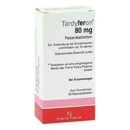 Abbildung: Tardyferon Retardtabletten 50 St, Retard-Tabletten PZN 13158122