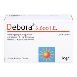 Abbildung: Debora 5.600 I.E. Kapseln Kapseln, 60 St PZN 13168037