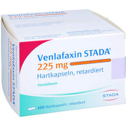 Abbildung: Venlafaxin STADA 225 mg Hartkapseln retardiert 100 St, Retard-Kapseln PZN 13169278