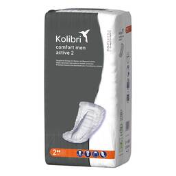 Abbildung: Kolibri comfort premium men active 2 Einlagen Mann 14 St, Beutel PZN 13170353