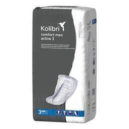 Abbildung: Kolibri comfort premium men active 3 Einlagen Mann 14 St, Beutel PZN 13170399