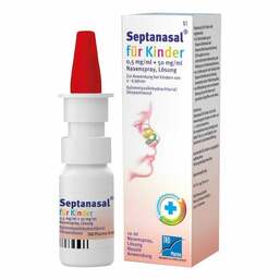 Abbildung: Septanasal® für Kinder 0,5 mg/ml+50 mg/ml Nasenspray Nasenspray, 10 ml PZN 13229388