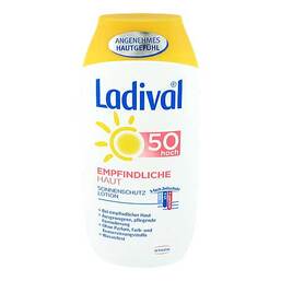 Abbildung: Ladival empfindliche Haut Lotion LSF 50 Lotion, 200 ml PZN 13229684
