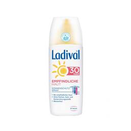 Abbildung: Ladival empfindliche Haut Spray LSF 30 Spray, 150 ml PZN 13229690