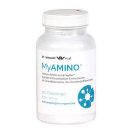 Abbildung: Myamino Human Amino Acid Profile 8 Aminosäuren Presslinge, 120 St PZN 13231008