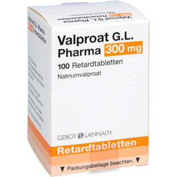 Abbildung: Valproat biomo 300 mg Retardtabletten 100 St, Retard-Tabletten PZN 13235331