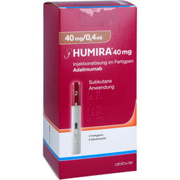 Abbildung: Humira 40 mg / 0,4 ml Injektionslösung im Fertigpen 6 St, Injektionslösung PZN 13248026