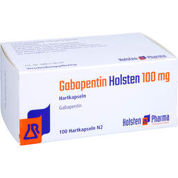 Abbildung: Gabapentin Holsten 100 mg Hartkapseln 100 St, Hartkapseln PZN 13248150