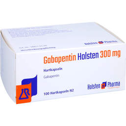 Abbildung: Gabapentin Holsten 300 mg Hartkapseln 100 St, Hartkapseln PZN 13248196