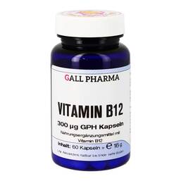 Abbildung: Vitamin B12 300 µg GPH Kapseln 60 St, Kapseln PZN 13251028