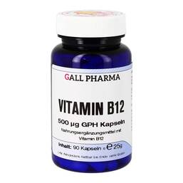 Abbildung: Vitamin B12 500 µg GPH Kapseln Kapseln, 90 St PZN 13251152